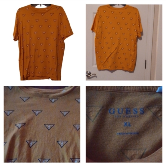🌺Guess Orange Graphic Tee - Picture 1 of 8